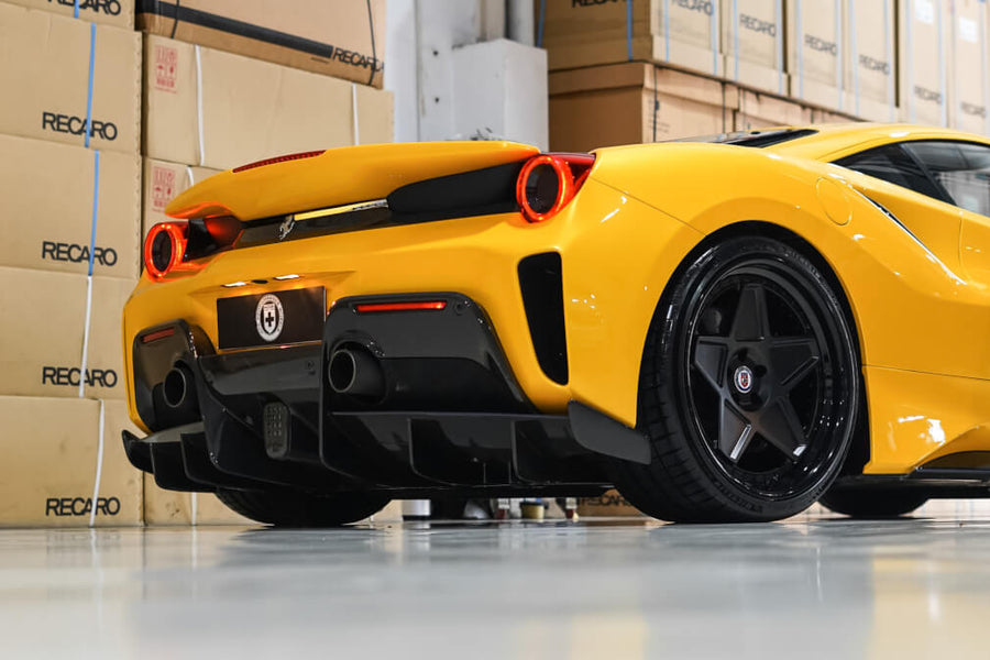 HRE 505 forged wheel on Ferrari 488 Pista