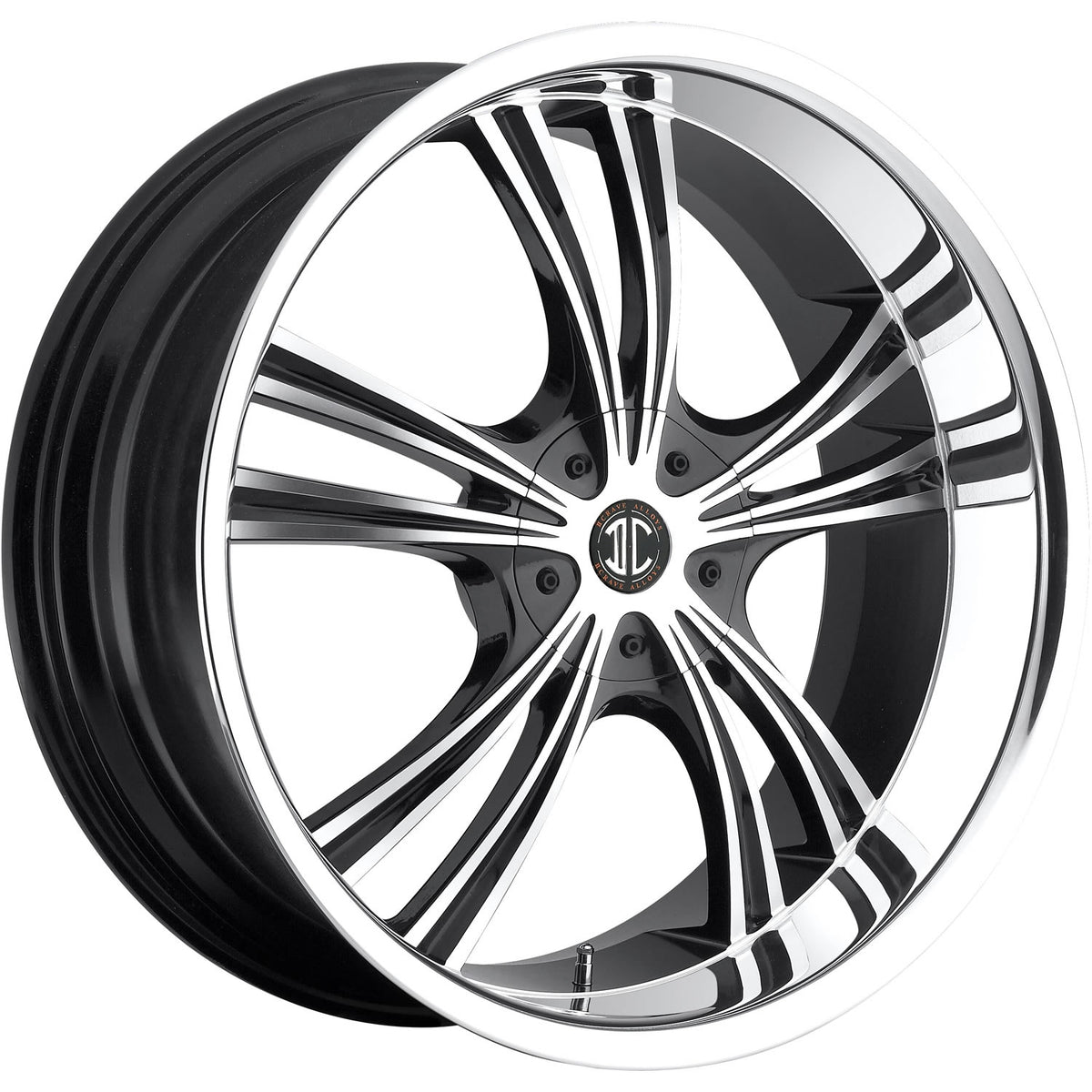 2Crave N02 Black Machined Wheel