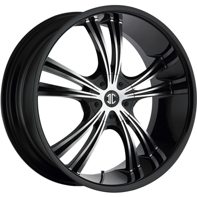 2Crave N02 Black Machined Wheel