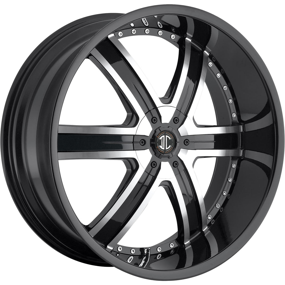 2Crave N04 Black Machined Wheel