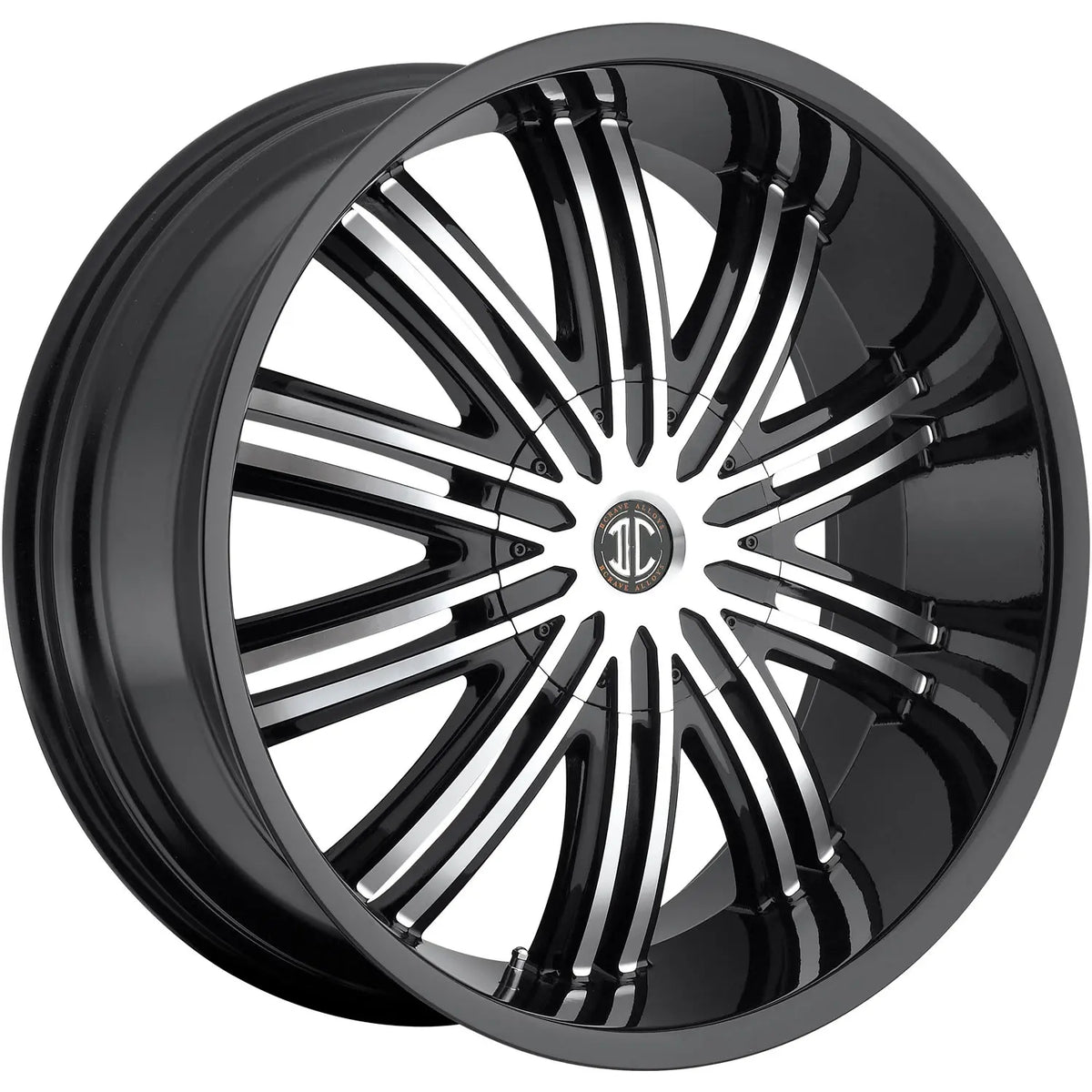 2Crave N07 Black Machined Wheel