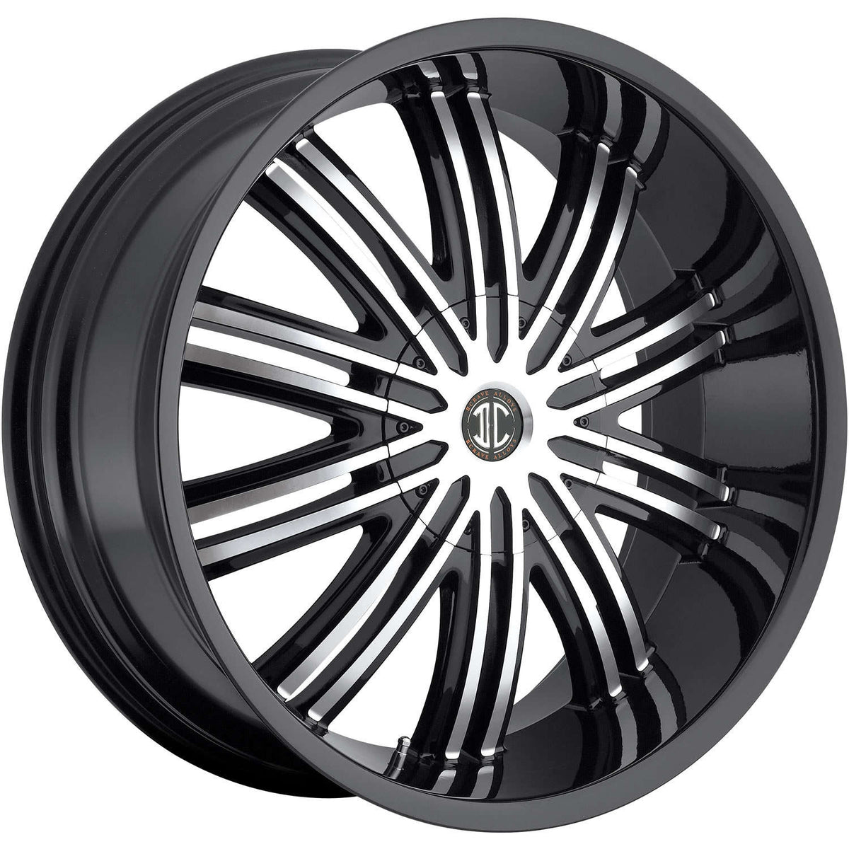 2Crave N07 Black Machined Wheel