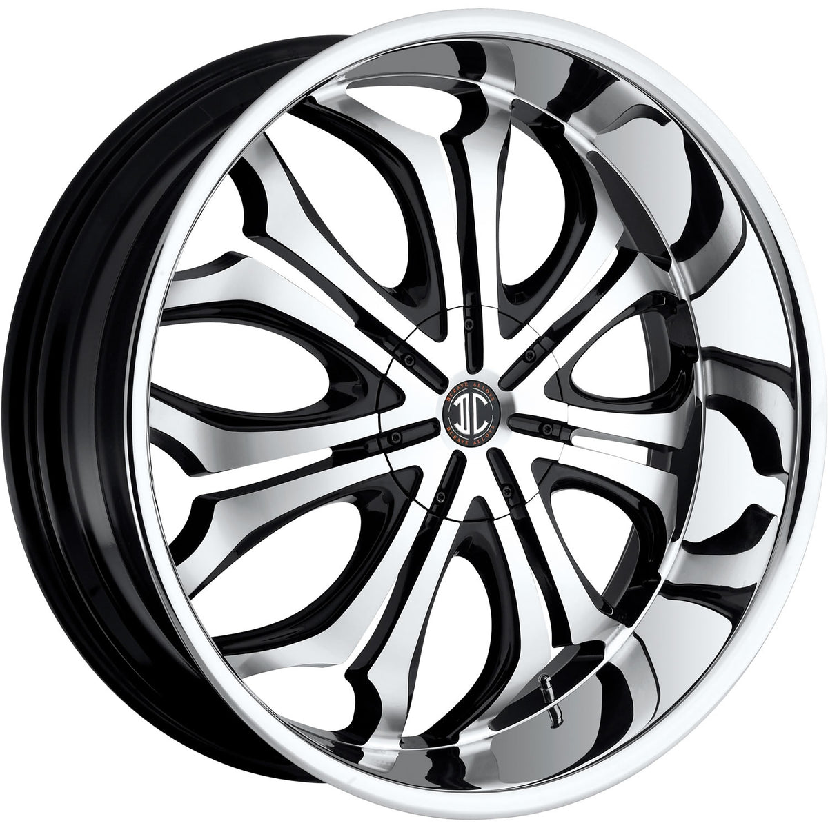 2Crave N08 Black Machined Wheel