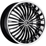2Crave N19 Black Machined Wheel