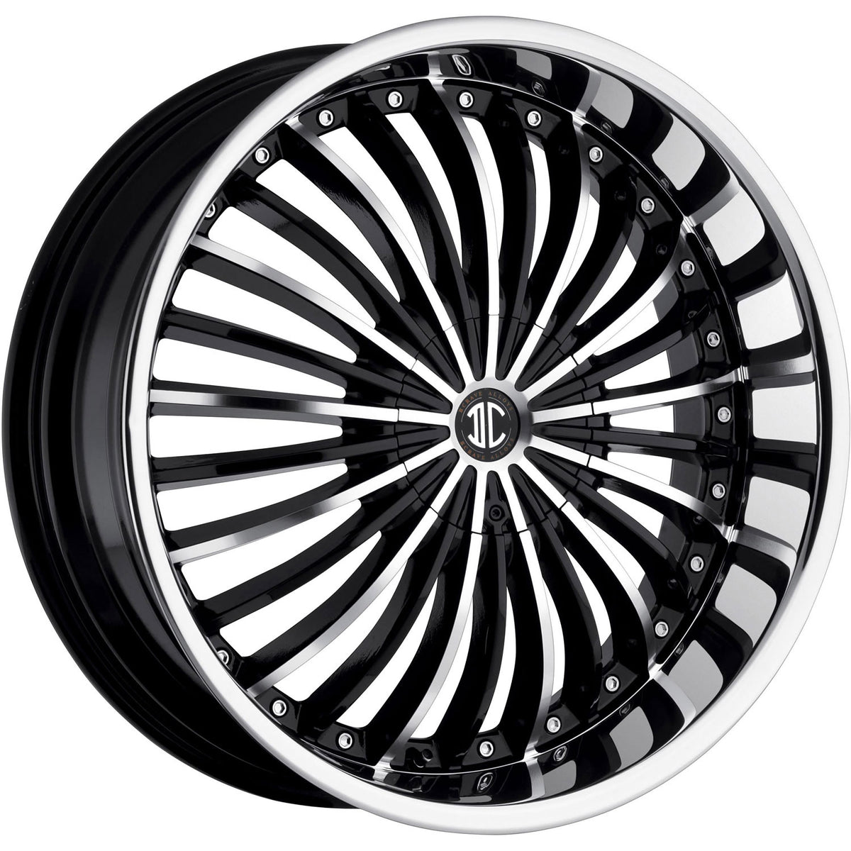 2Crave N19 Black Machined Wheel