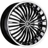 2Crave N19 Black Machined Wheel