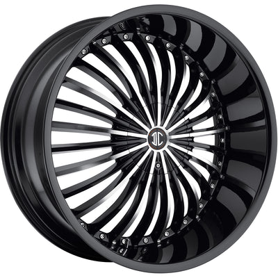 2Crave N19 Black Machined Wheel