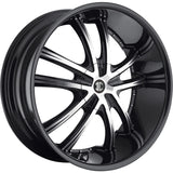 2Crave N21 Black Machined Wheel