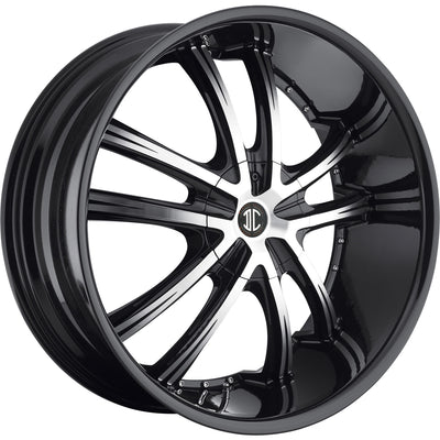 2Crave N21 Black Machined Wheel