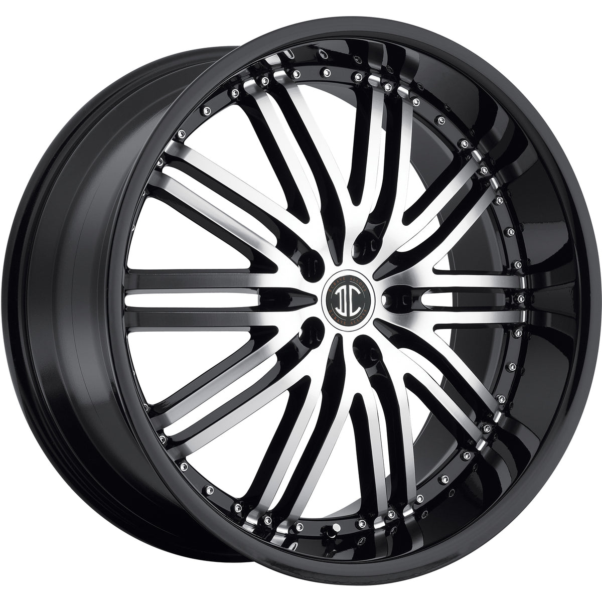 2Crave N22 Black Machined Wheel