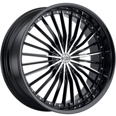 2Crave N26 Black Machined Wheel