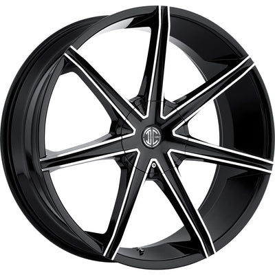 2Crave N29 Black Machined Wheel