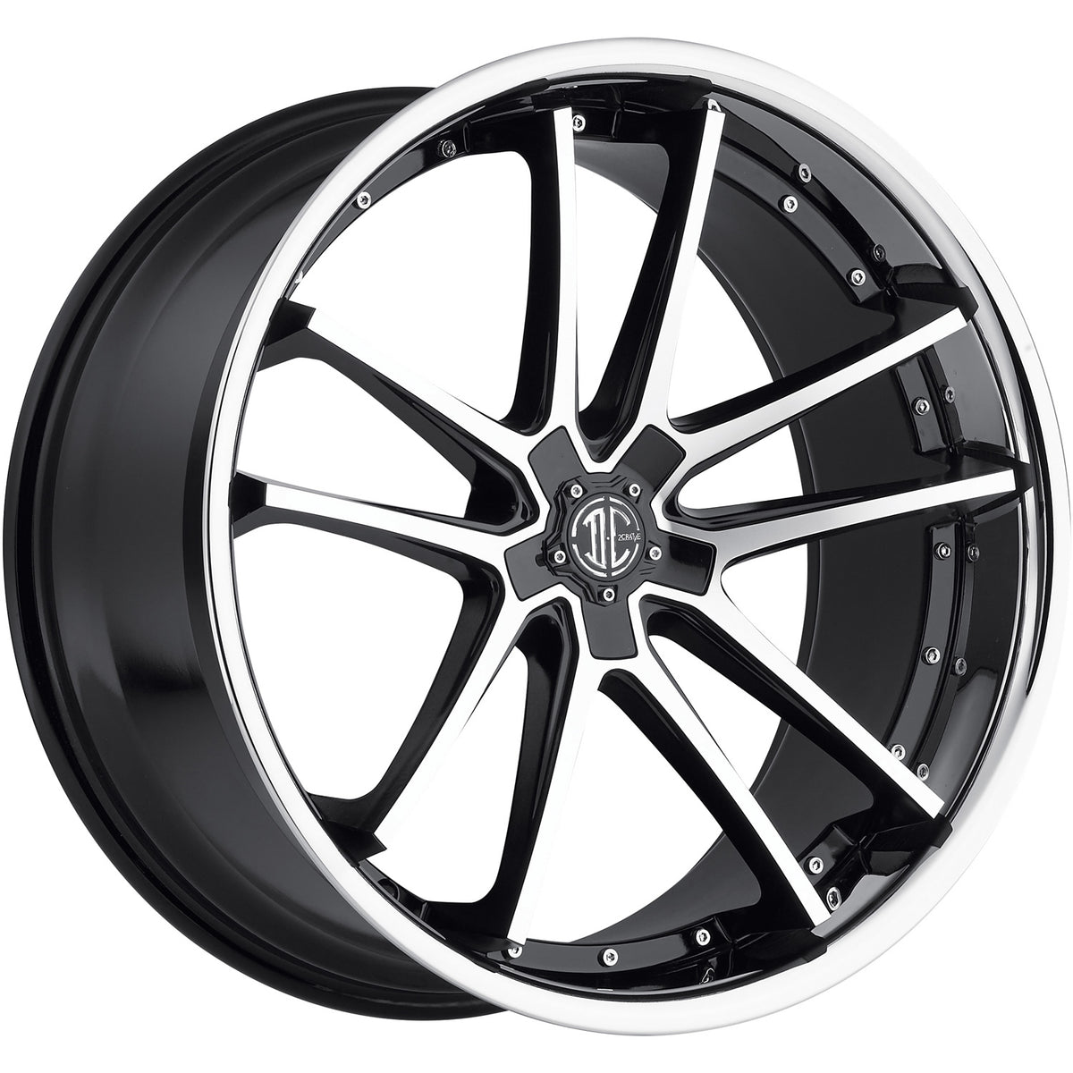 2Crave N34 Black Machined Wheel