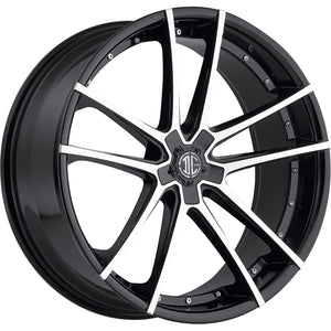 2Crave N34 Black Machined wheel