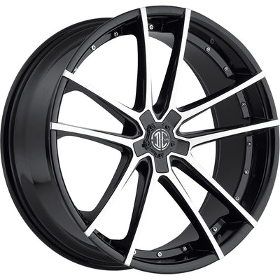 2Crave N34 Black Machined Wheel