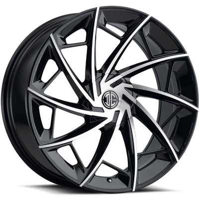 2Crave N36 Black Machined Wheel