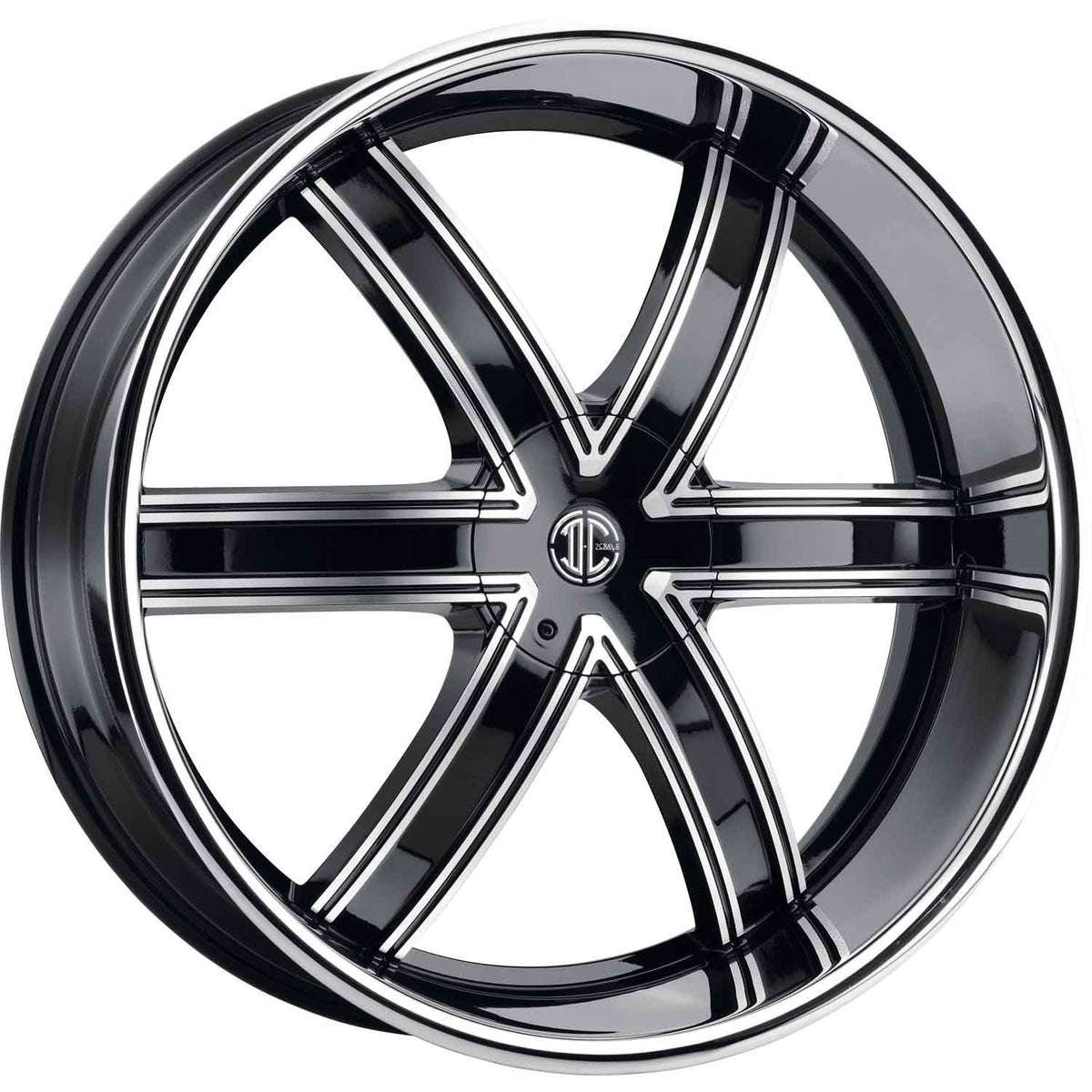 2Crave N44 Black Machined Wheel