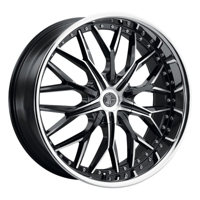 2Crave N49 Black Machined Wheel