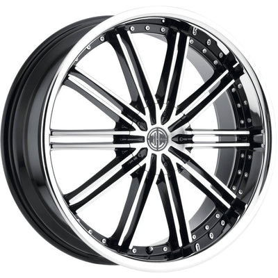 2Crave N53 Black Machined Wheel