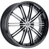 2Crave N53 Black Machined Wheel