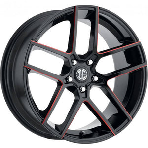 2Crave N54 Black Red wheel
