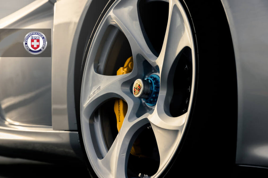 HRE 522M forged wheel on Porsche Carrera GT Silver