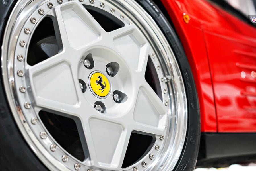 HRE 505 forged wheel on Ferrari Testarossa
