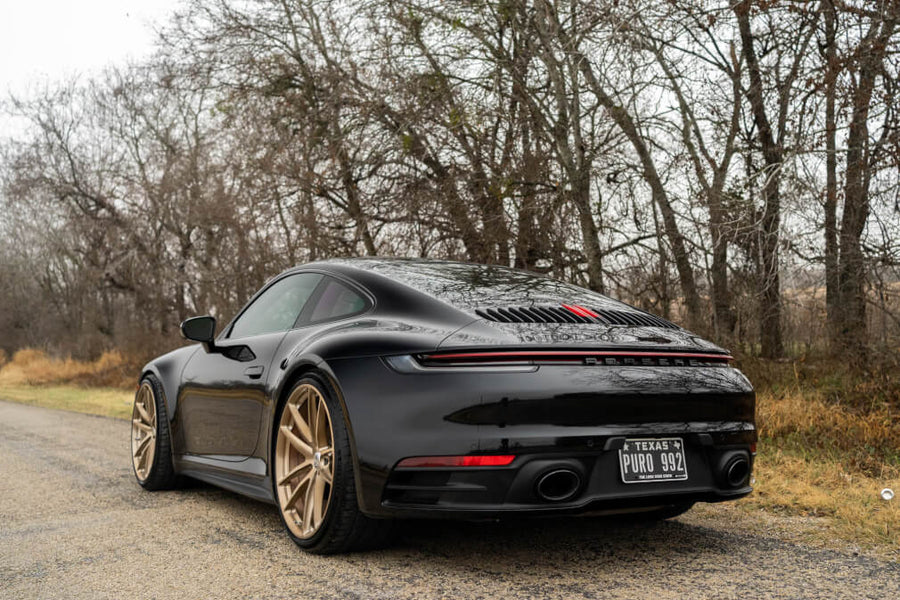 HRE P104 forged wheel on Porsche 992 Carrera S
