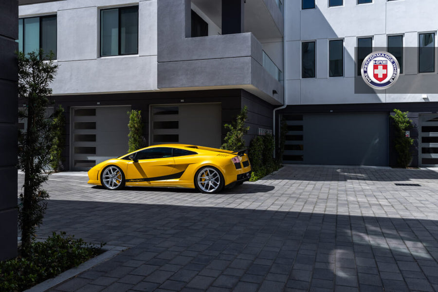 HRE R101 Lightweight forged wheel on Lamborghini Gallardo Superleggera