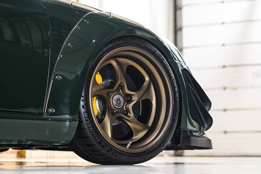 HRE 522 forged wheel on Porsche 997 Turbo RWB