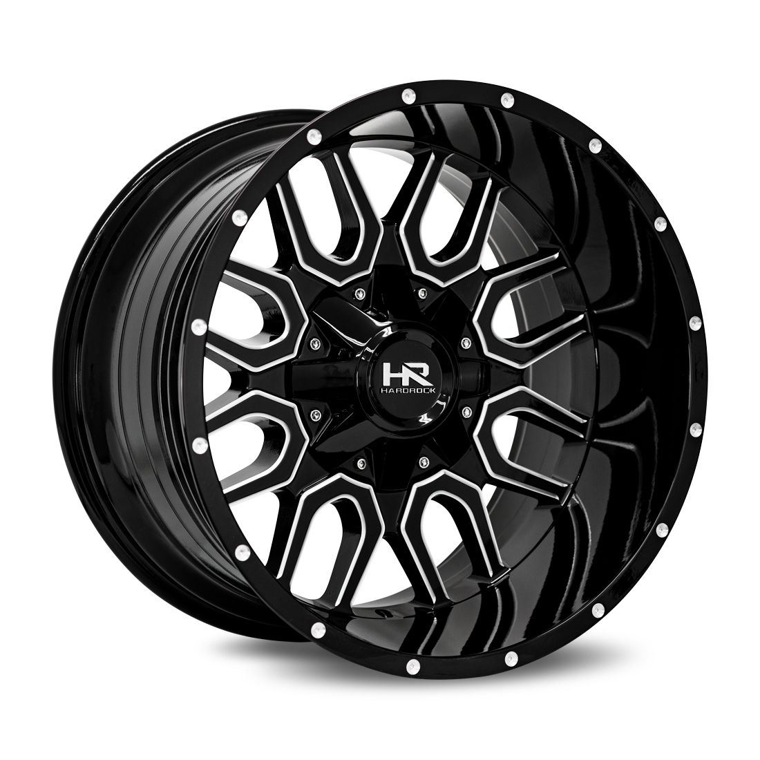 Hardrock Offroad H709 Gloss Black Milled wheel