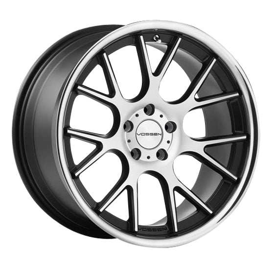 Vossen CV2 Black/Machined/Chrome wheel