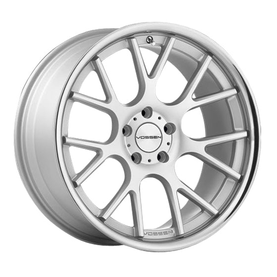 Vossen CV2 Silver/Machined/Chrome wheel