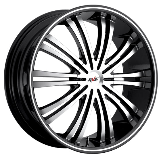 Avenue A601 Black/Machined wheel
