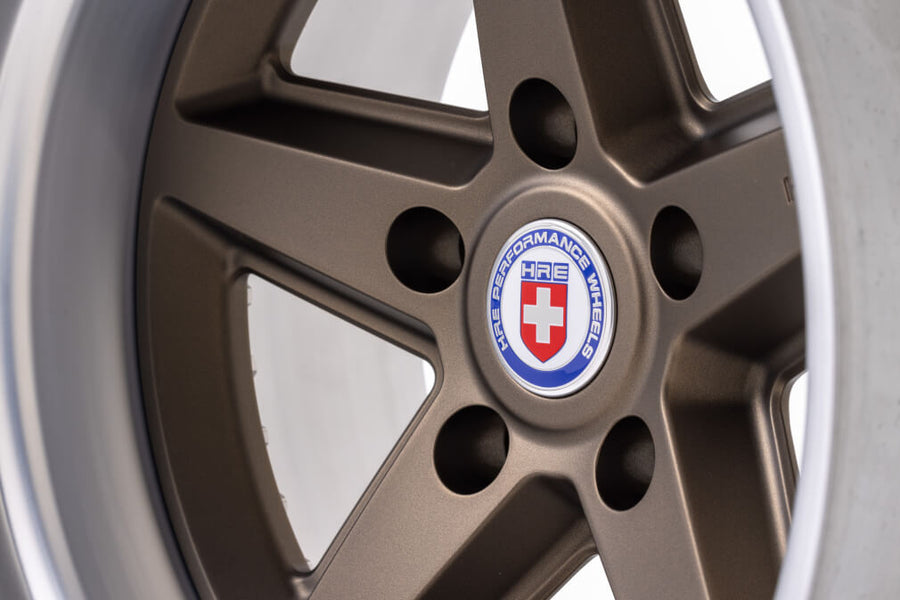 HRE 517K forged wheel on HRE Vintage 517K IN Satin Bronze Frozen Polished Clear