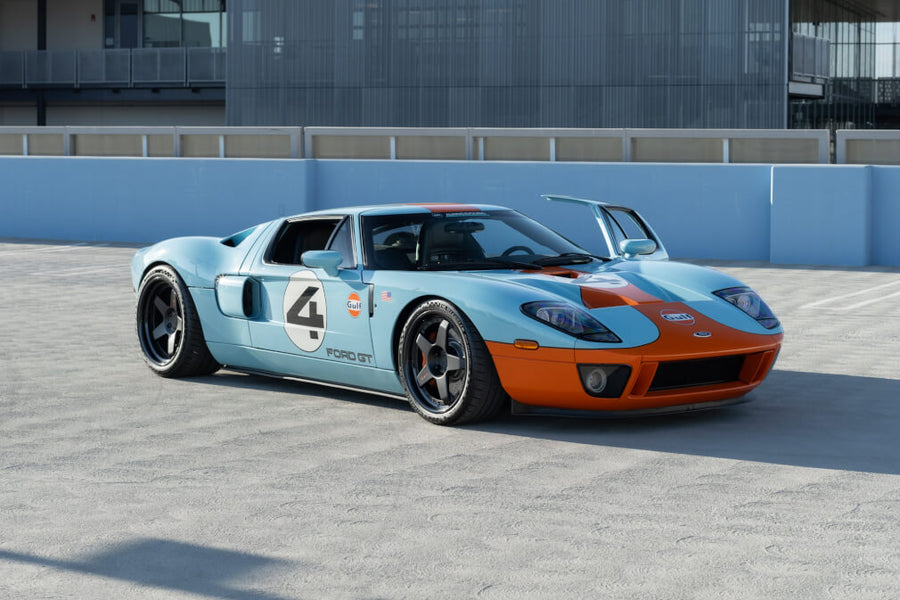 HRE C105 forged wheel on Ford GT Gulf Livery