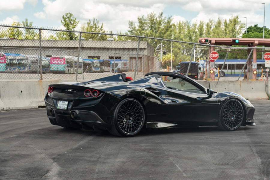 HRE 501M forged wheel on Ferrari F8 Spider