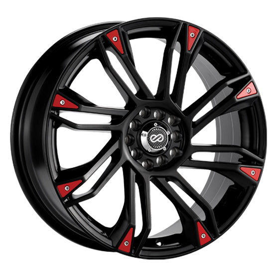 Enkei GW8 Black/Red wheel