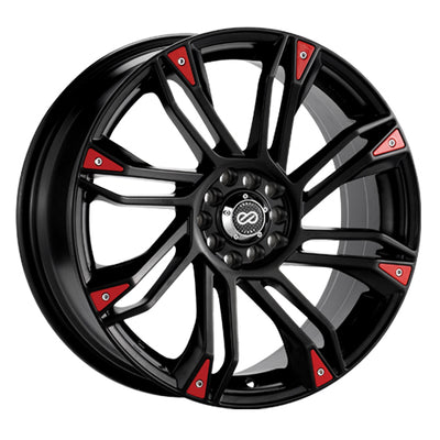 Enkei GW8 Black/Red wheel