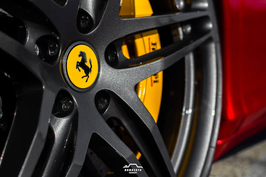 HRE P107 forged wheel on Ferrari 458