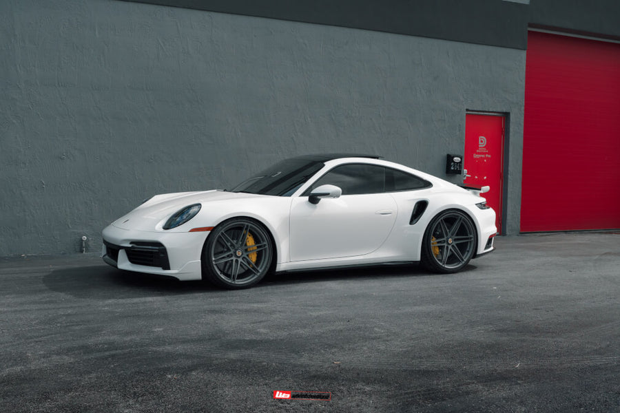 HRE P106 forged wheel on Porsche 992 Turbo S