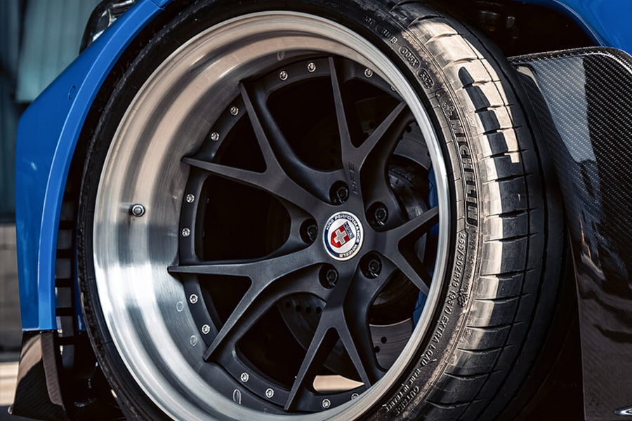 HRE S101 forged wheel on BMW M4 Widebody