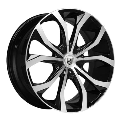 Lexani LUST Black/Machined wheel