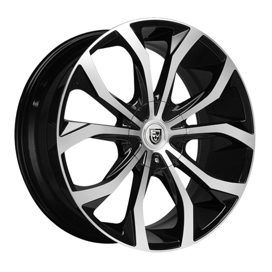 Lexani LUST Black/Machined wheel