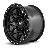Hardrock Offroad H105 20x10 -19mm Matte Black with Simulated Beadlock