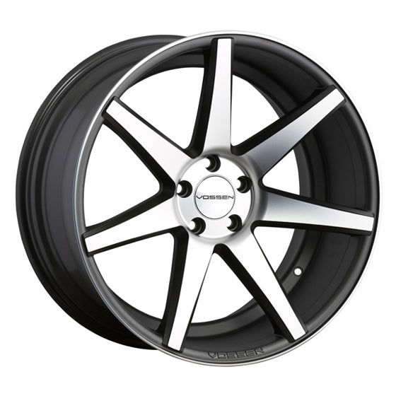 Vossen CV7 Matte Graphite Machined Face