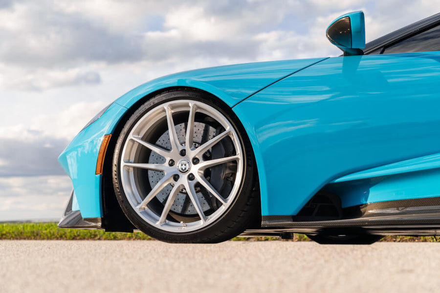 HRE P104 forged wheel on Ford GT
