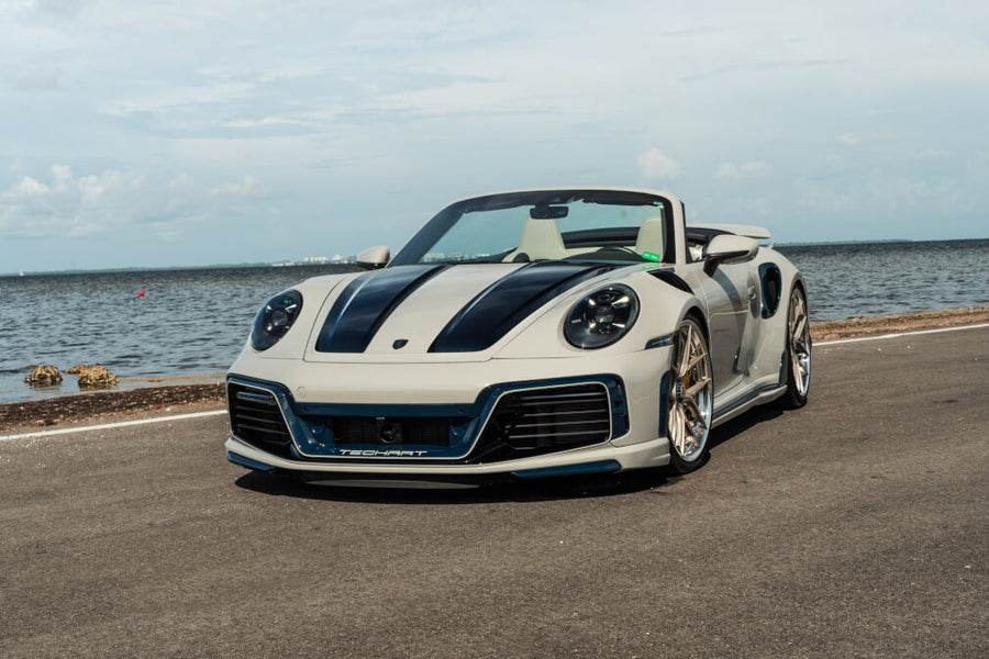 HRE S101SC forged wheel on Porsche 992 Turbo S Cabriolet Techart