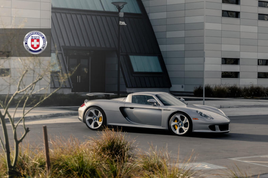 HRE 522M forged wheel on Porsche Carrera GT Silver