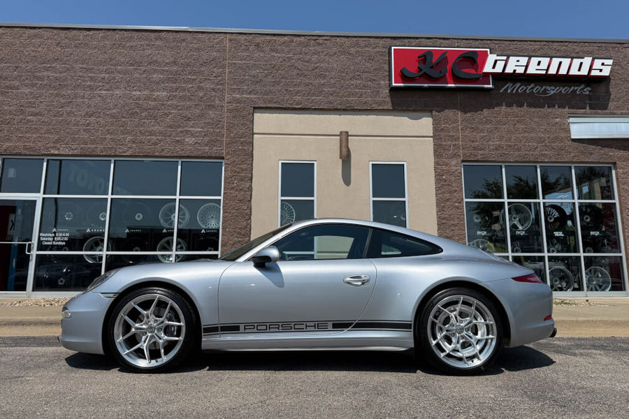 HRE P301 forged wheel on Porsche 991 Carrera C4